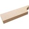 Ekena Millwork 2in. W x 6in. H x 20in. L Yorktown Woodgrain TimberThane Rafter Tail, Primed Tan RFTUR02X06X20YORRCPR - alternate 3